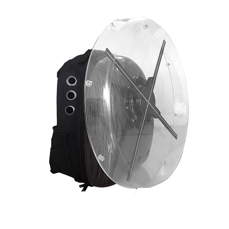 3D Hologram Fan & Ads Bag Big Capacity