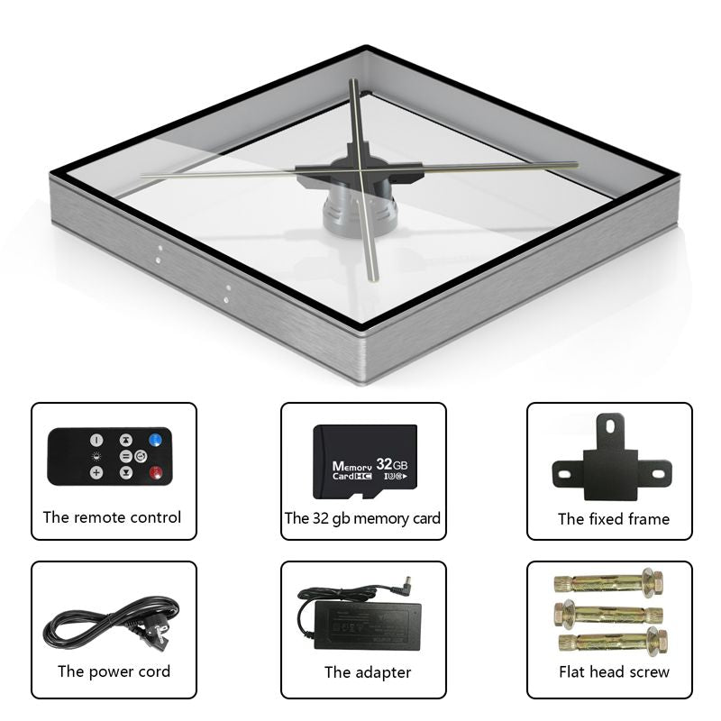 3D Hologram Fan Aluminium Box 65cm WIFI Advertising Projector