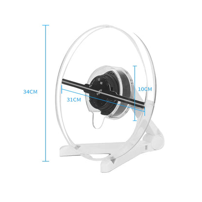 3D Small Hologram Fan Desktop WIFI & Bluetooth Connection