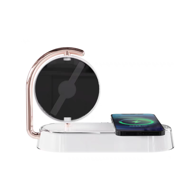 3D Hologram Fan & Night Light  Wireless Charging